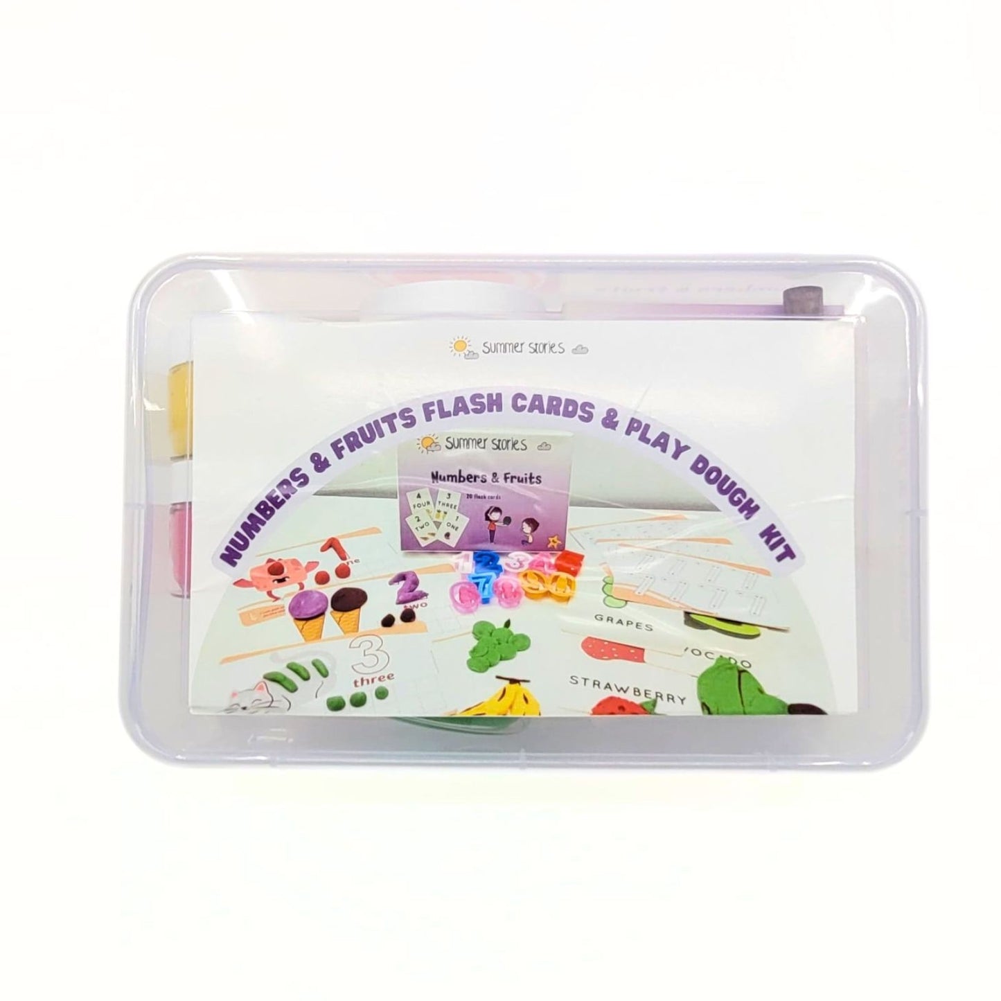 Numbers Flash Card  & Play Dough Kit