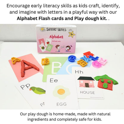 Alphabet Flash Cards & Play Dough Kit