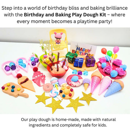 Birthday & Baking Play Dough Kit