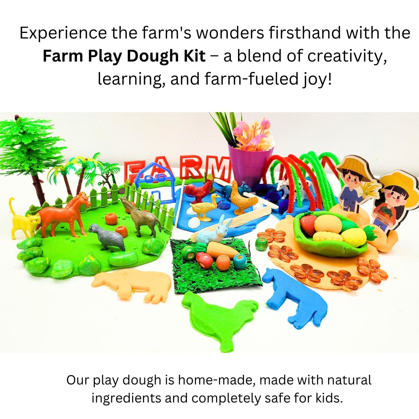 Farm Play Dough Kit