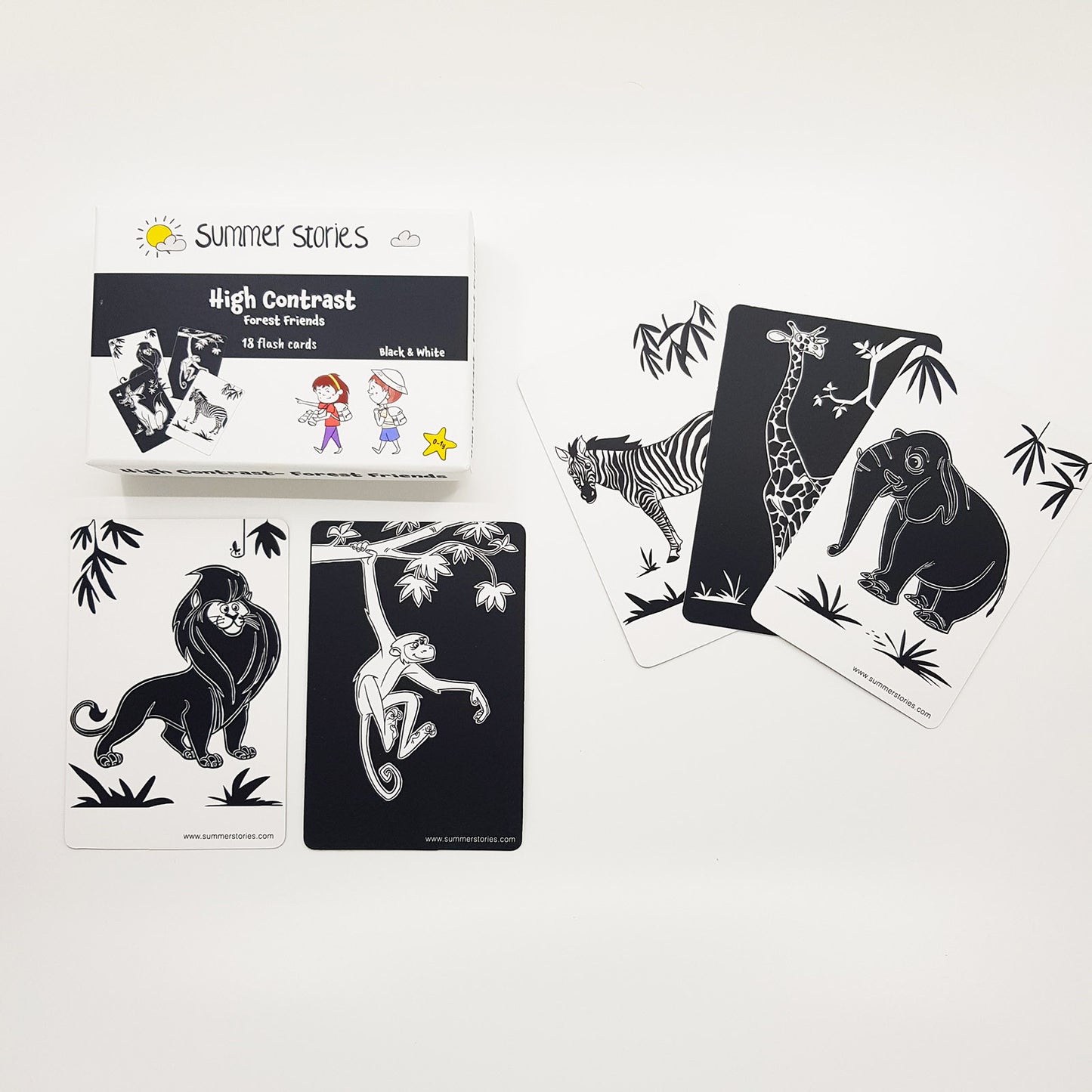 Newborn Flash Cards/Black & White High Contrast Cards